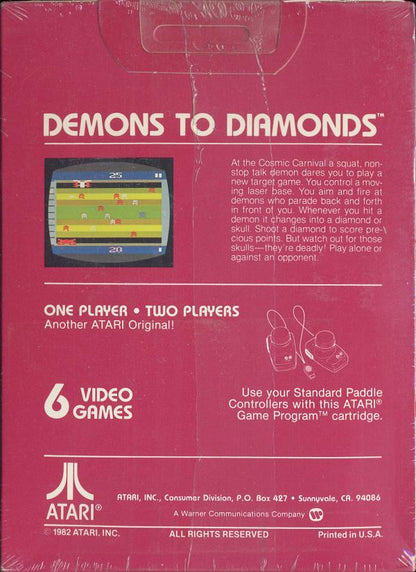 Demons to Diamonds (Picture Label) - Atari 2600