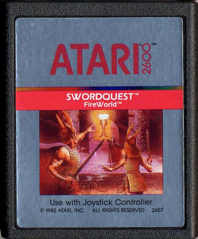 Swordquest Fireworld - Atari 2600