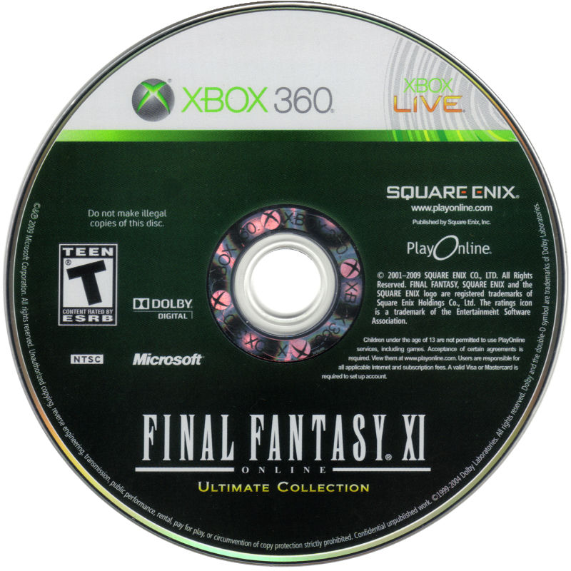 Final Fantasy XI: Online - Ultimate Collection - Xbox 360