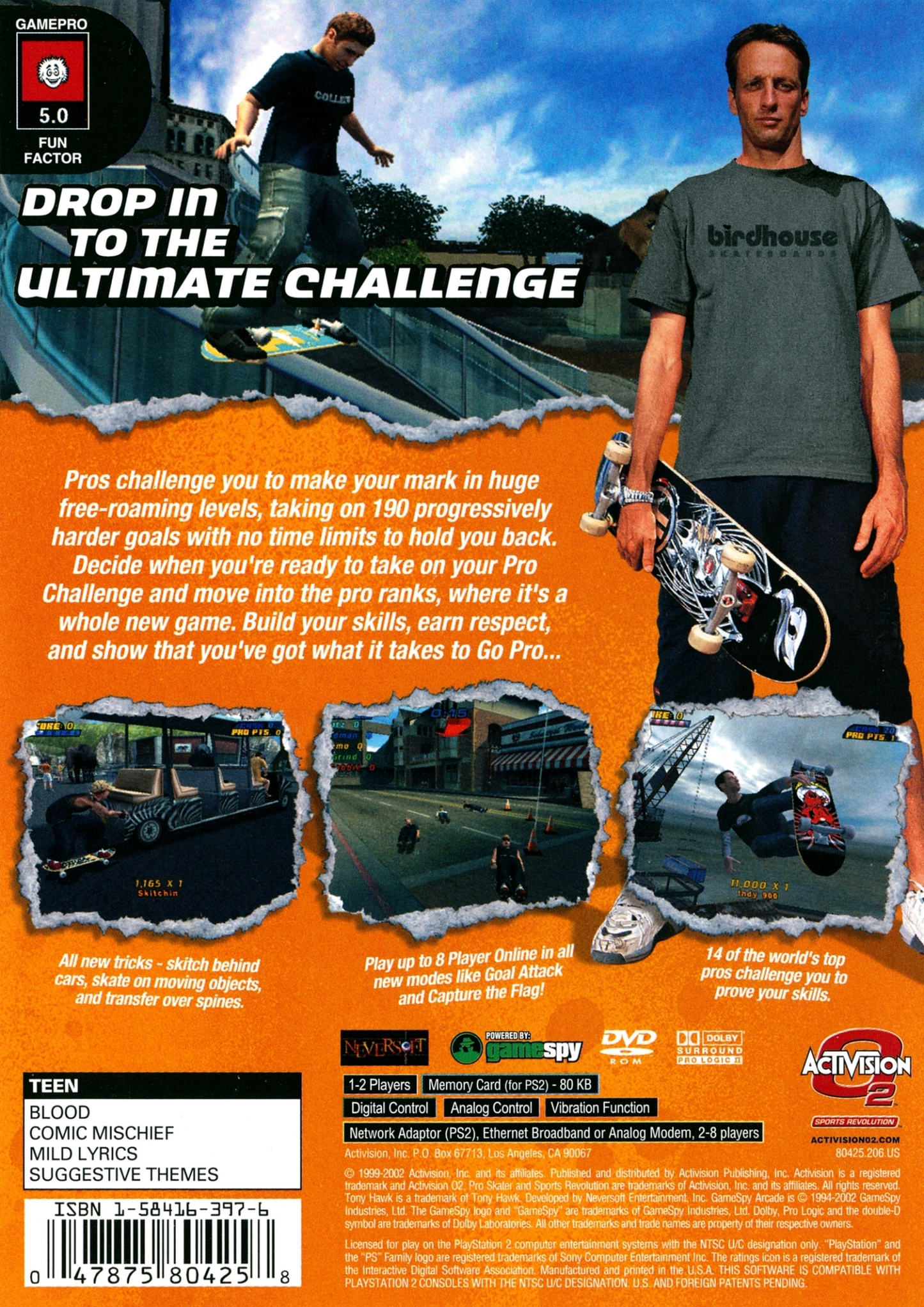 Tony Hawk's Pro Skater 4 - PS2