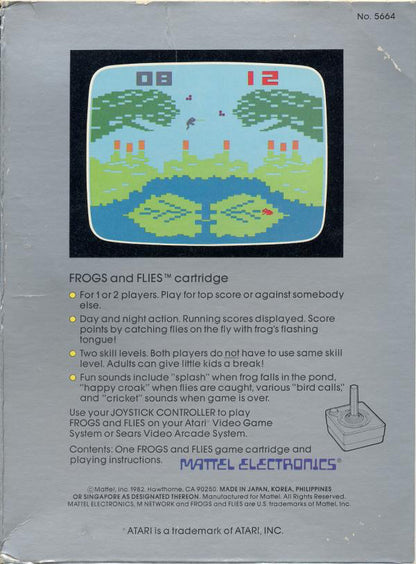 Frogs and Flies (Black Label) - Atari 2600