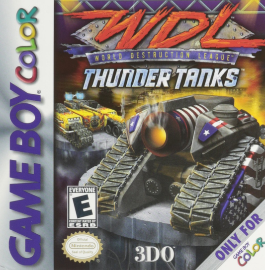 WDL World Destruction League Thunder Tanks - GBC