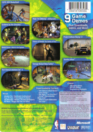 Exhibition Demo Disc Vol. 4 - Xbox