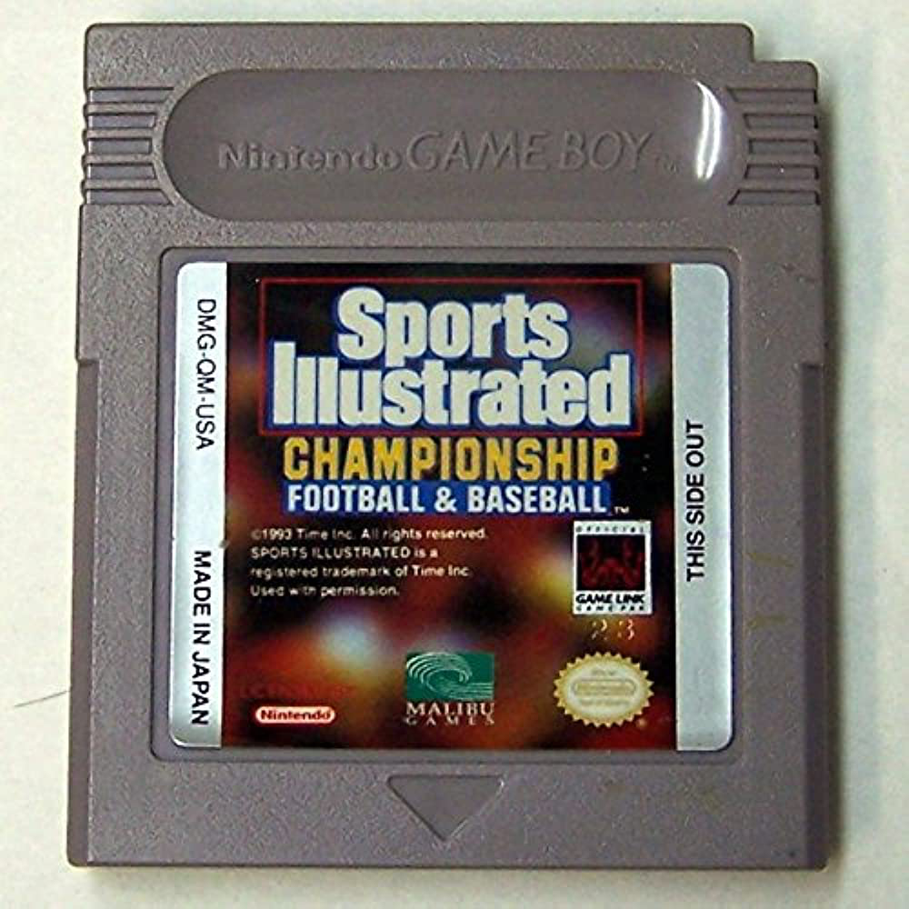 Sports Illustrated: Championship Football & Baseball - Game Boy