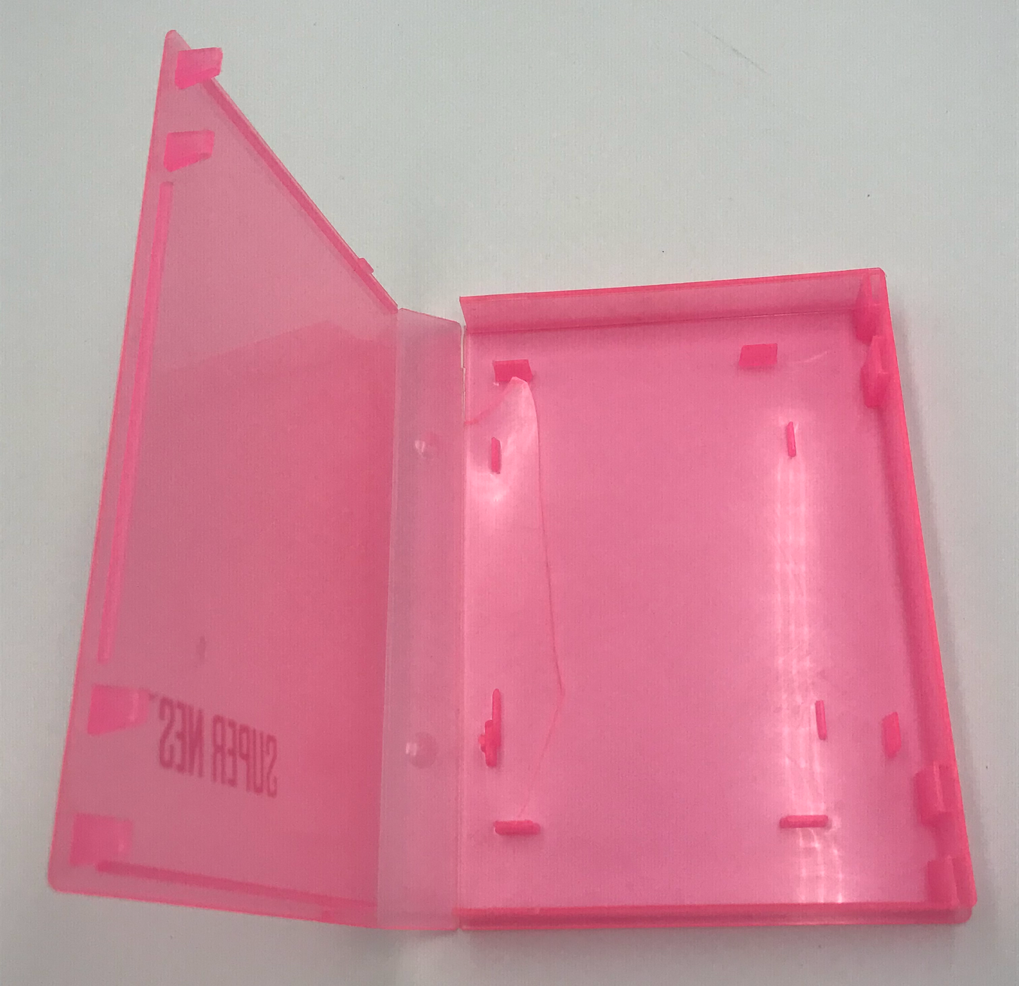 Cartridge Case | Official Clear Pink - SNES