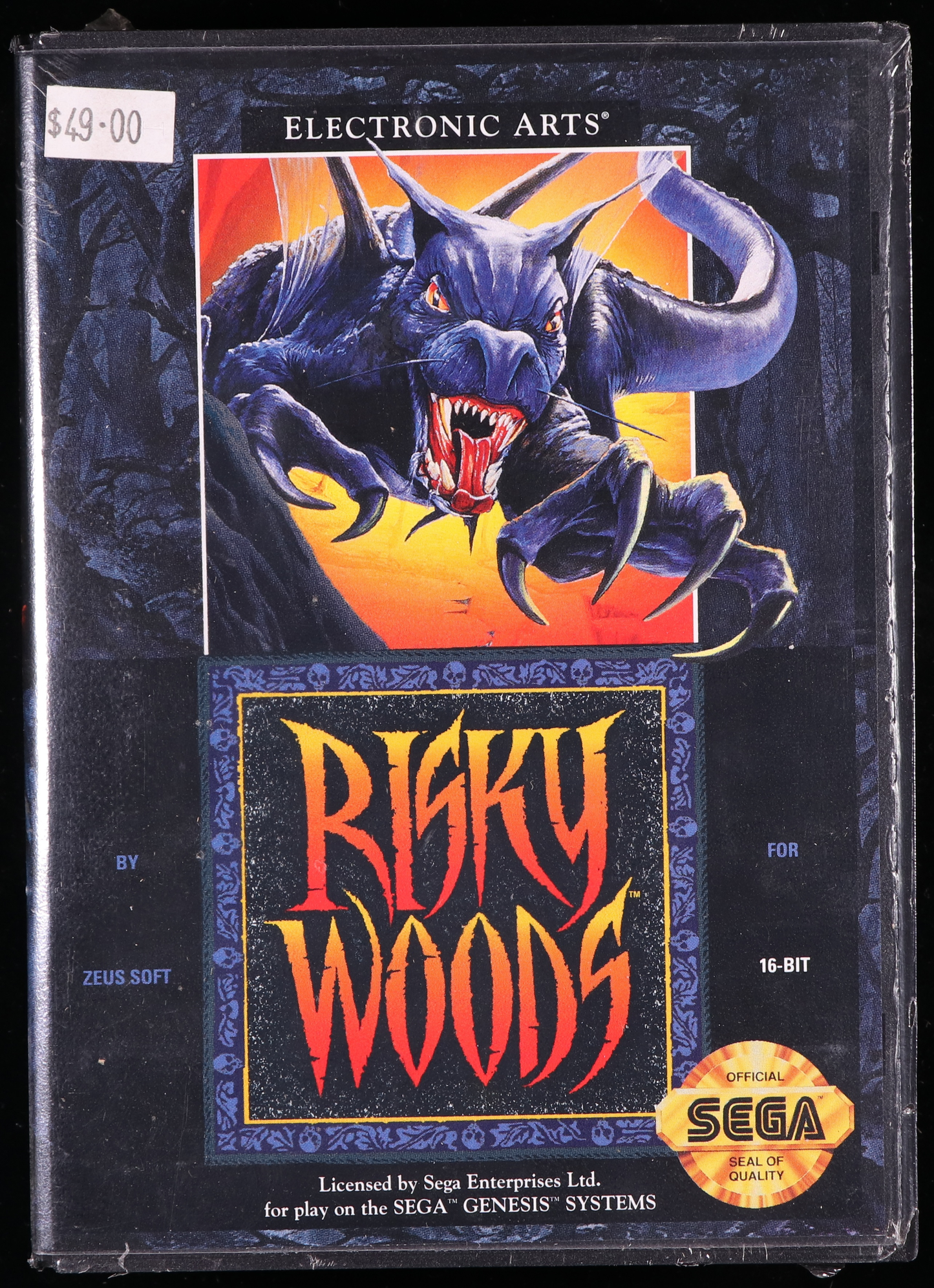 Risky Woods SEGA GENESIS 9.4 A - NEBRASKA COLLECTION
