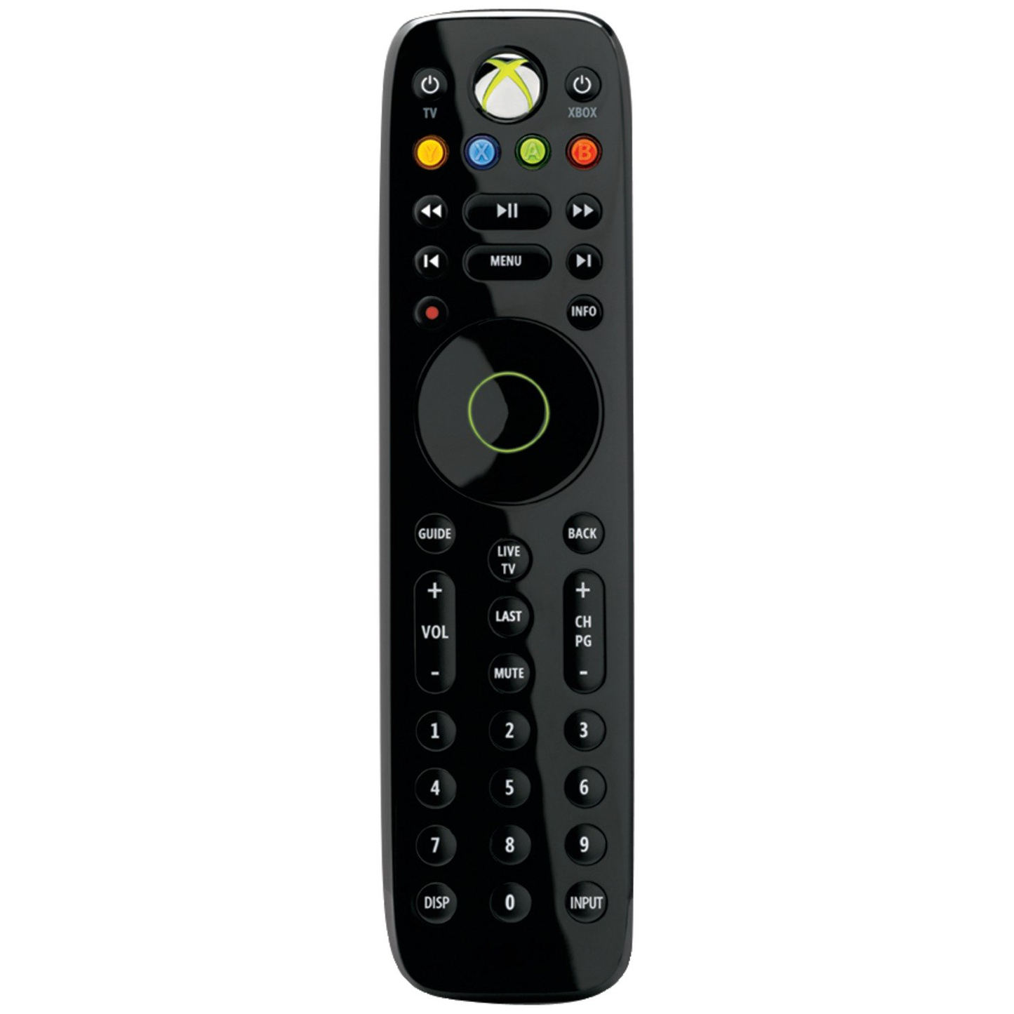 Universal DVD Media Remote | Black - Xbox 360