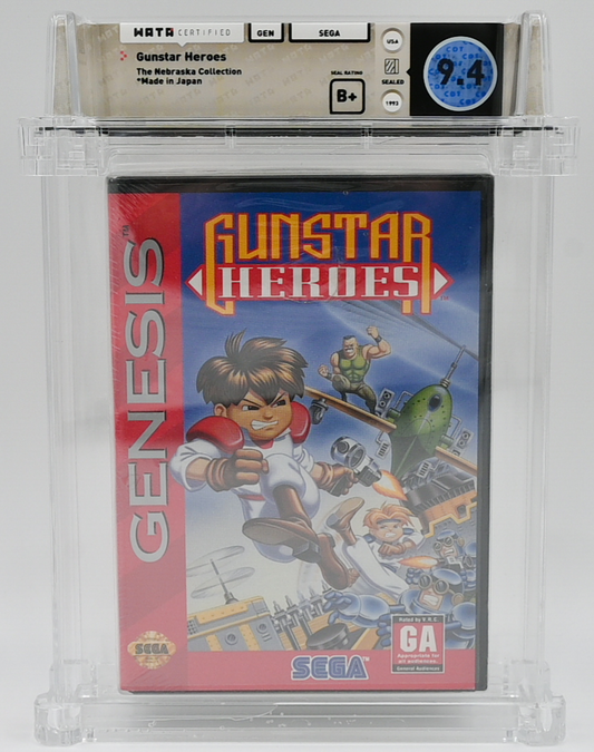 Gunstar Heroes SEGA GENESIS 9.4 B+ - NEBRASKA COLLECTION