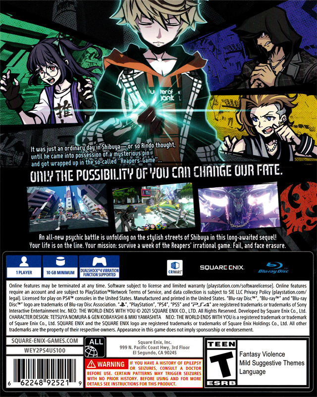 Neo: The World Ends with You - PS4