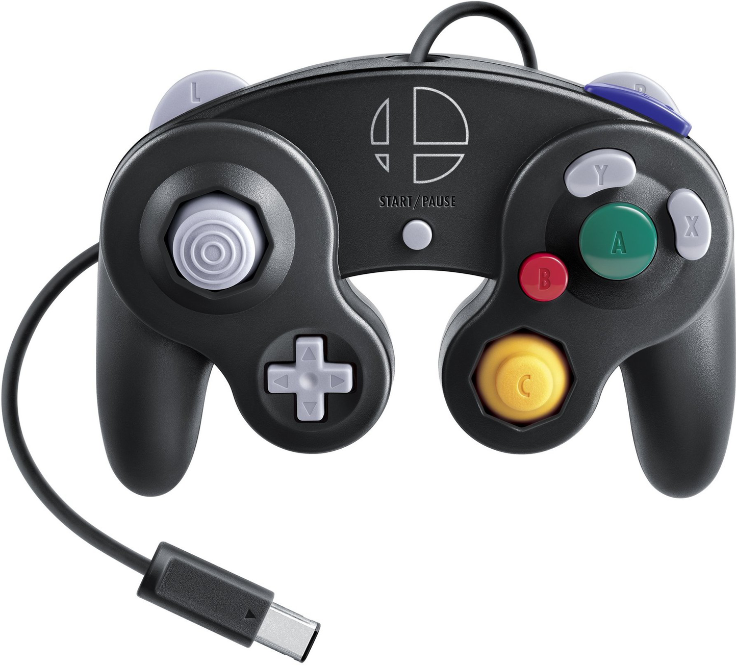 Wired Official Controller Black Smash Bros. Edition - Gamecube