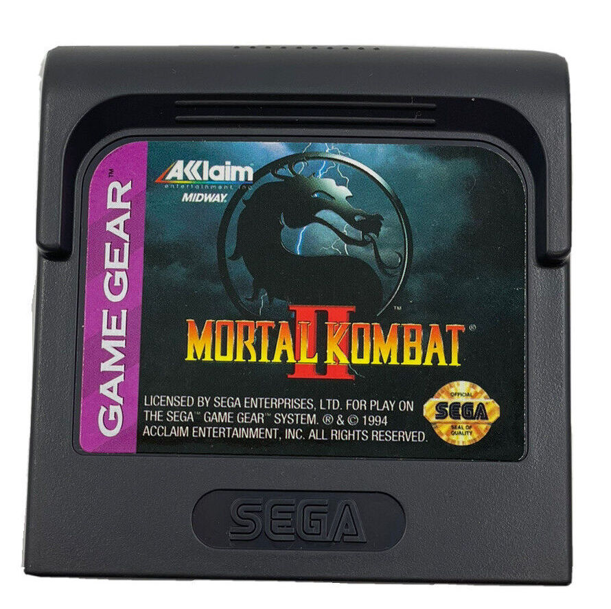 SEGA Game Gear - Mortal Kombat 2 - avec notice et boite- jeu testé