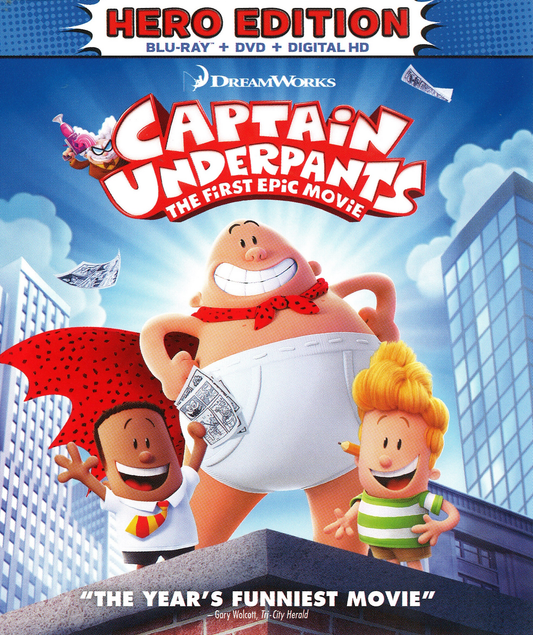 Captain Underpants: The First Epic Movie - Blu-ray Animation 2017 PG