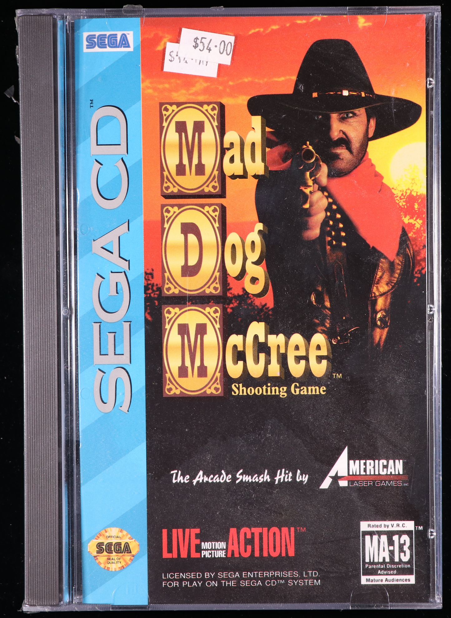 Mad Dog McCree SEGA CD 8.5 A - NEBRASKA COLLECTION