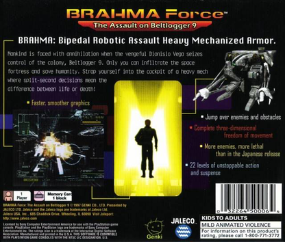 BRAHMA Force the Assault on Beltlogger 9 - PS1