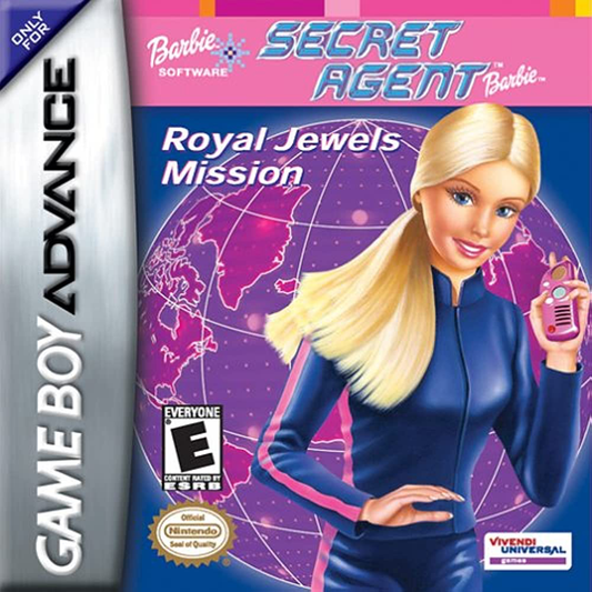 Barbie Software: Secret Agent Barbie - Royal Jewels Mission - GBA