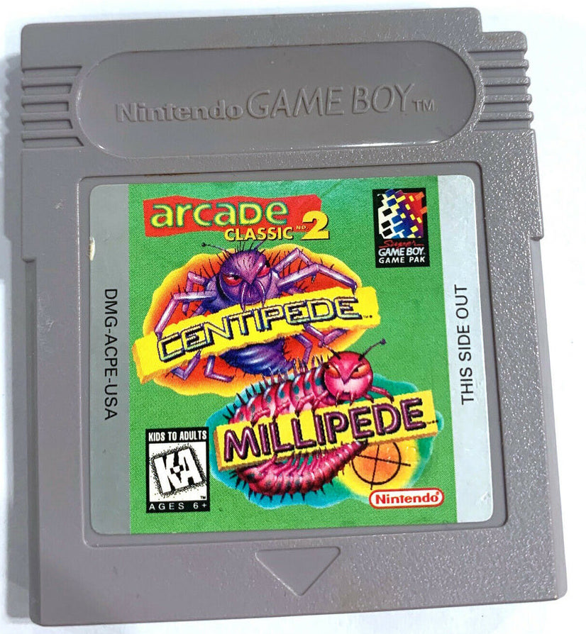 2-in-1 Arcade Classic Centipede / Millipede - Game Boy