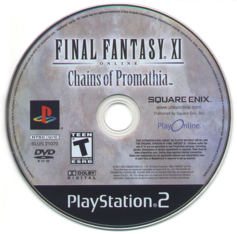 Final Fantasy XI Chains of Promathia - PS2
