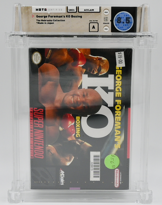 George Forman KO Boxing SNES 8.5 A - NEBRASKA COLLECTION