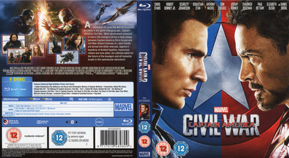 Marvel Captain America: Civil War - Blu-ray Action/Adventure 2016 PG-13
