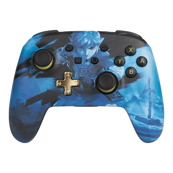 Power A Enhanced Wireless Controller Blue Link - Switch