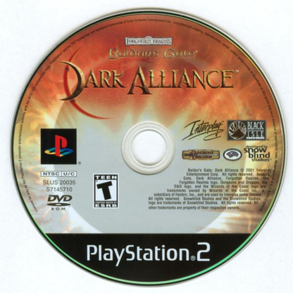 Baldurs Gate Dark Alliance - PS2
