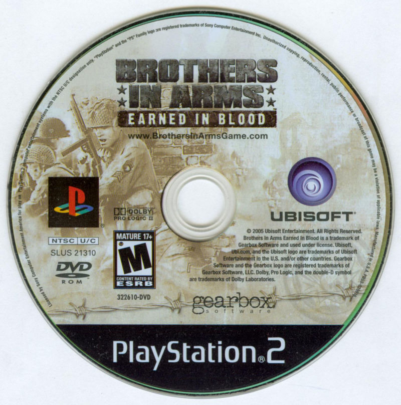 Brothers in Arms: Earned in Blood - PS2