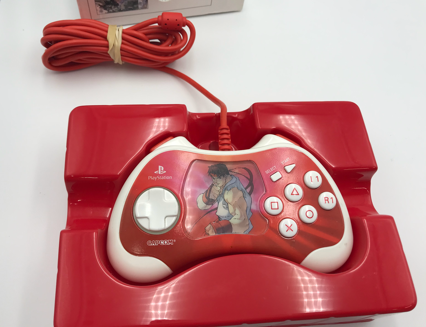 Controller PS2 Wired Fight pad Street Fighter 15th Anniversary Edition Ryu - PS2