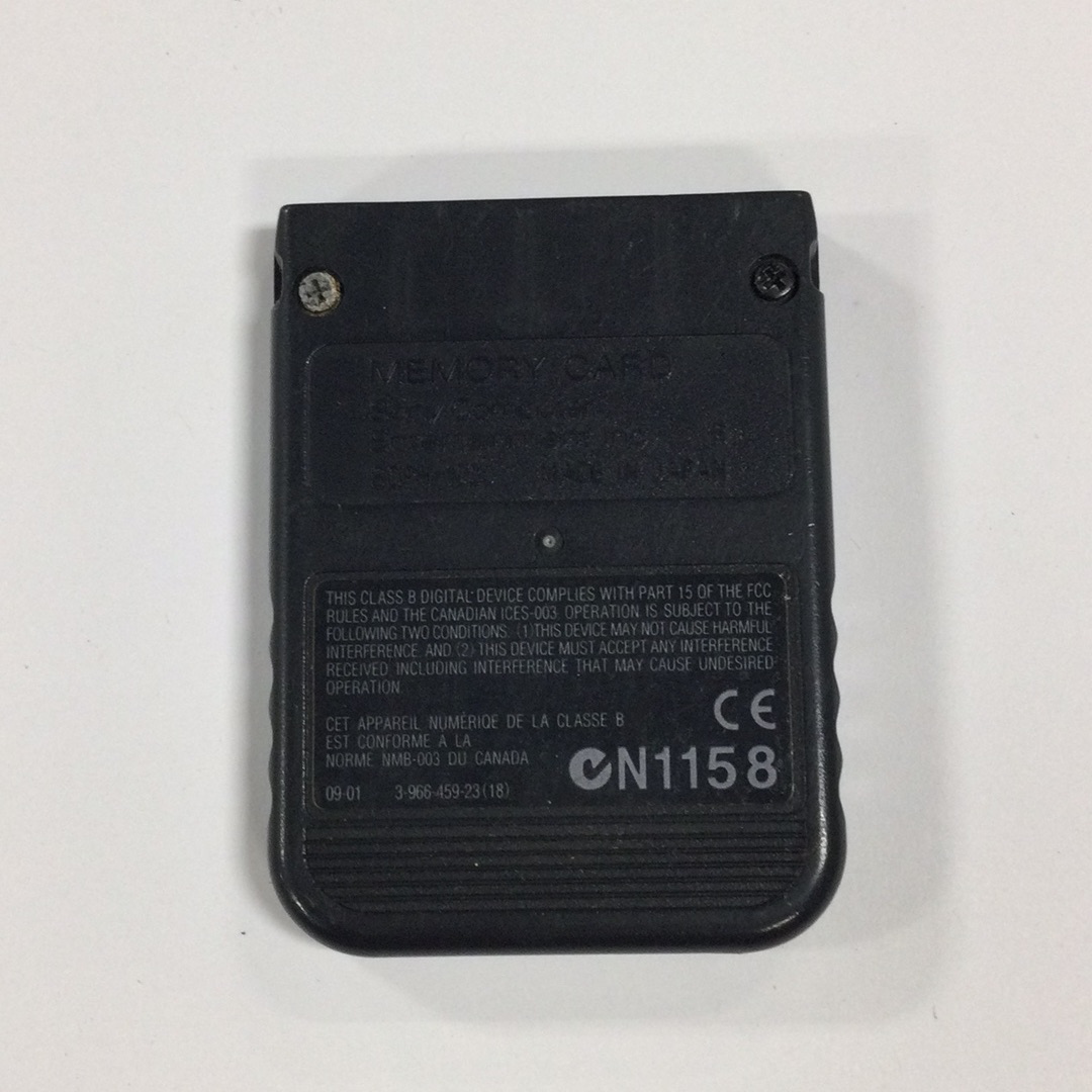 Memory Card PS1 Official Charcoal Gray - Sony Playstation