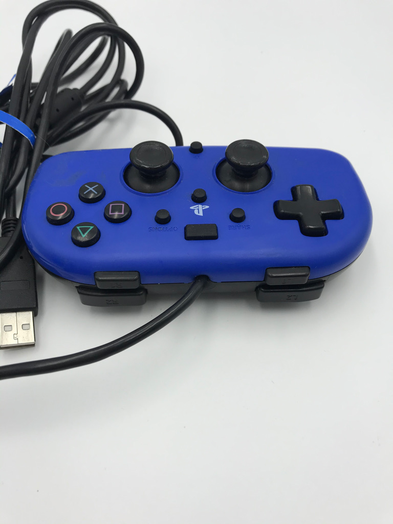 Wired 3rd Party Controller PS4 Hori Mini Gamepad Blue - PS4