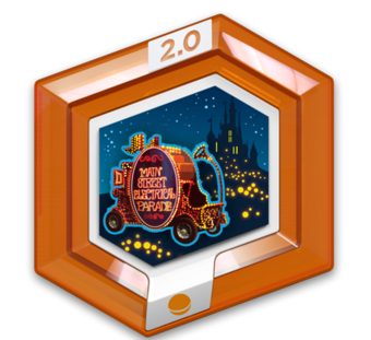 Hexagonal Power Disc | Main Street Electrical Parade Float - Disney Infinity 2.0