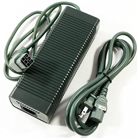 Xbox 360 Fat (LARGER) Plastic Tip Power Supply Cord OPUS/FALCON 12V-14.2A - Xbox 360