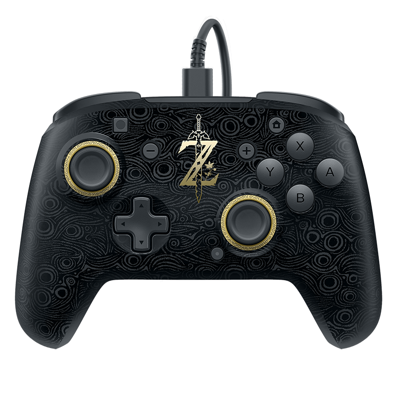 Power A Faceoff Wired Pro Controller Zelda BOTW Switch