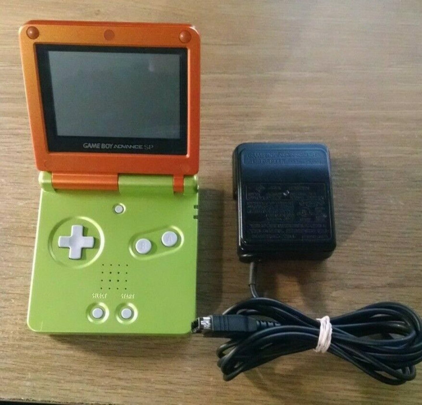 Console System Gameboy Advance SP | Lime and Orange AGS-001 - GBA