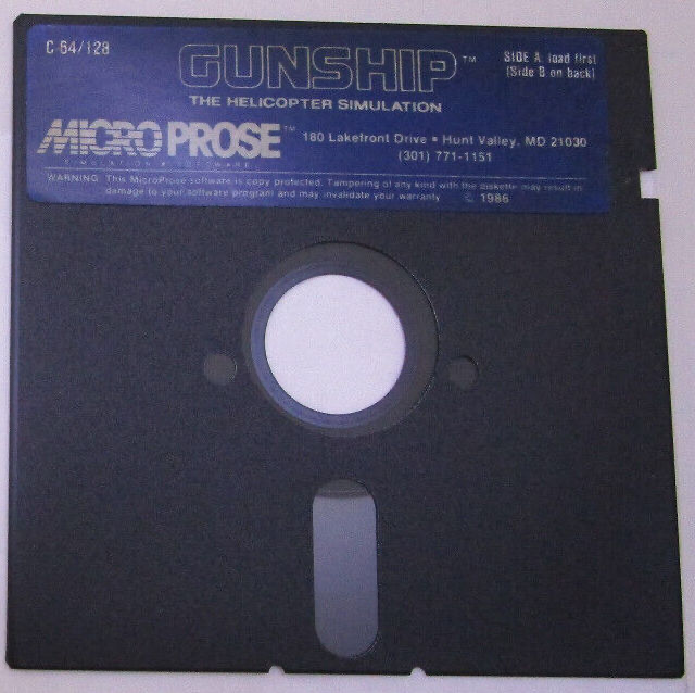 Gunship - Commodore 64