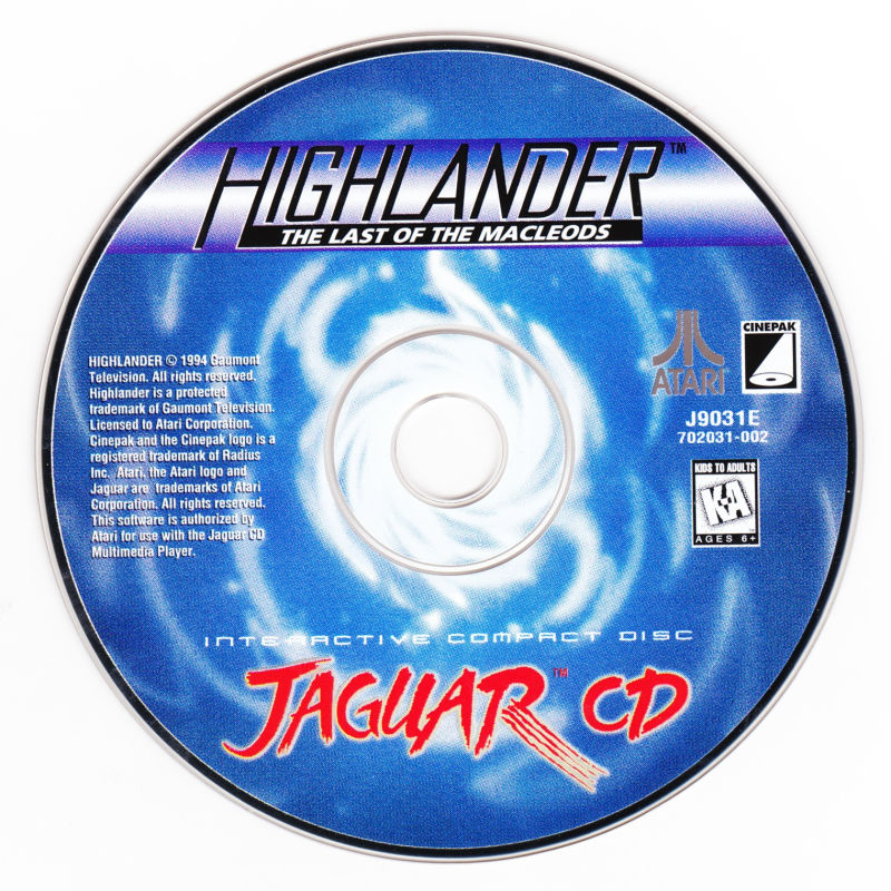 CD Highlander - Atari Jaguar