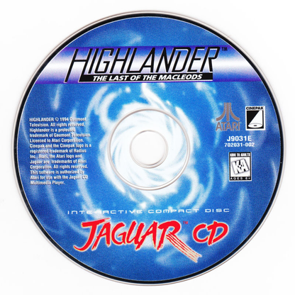 CD Highlander - Atari Jaguar