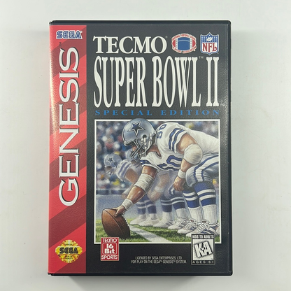 Tecmo Super Bowl II: Special Edition - Genesis - 498,554