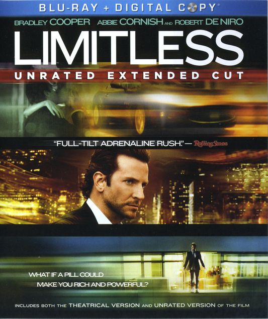 Limitless - Blu-ray Action/Adventure 2011 PG-13