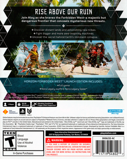 Horizon: Forbidden West - Launch Edition - PS5