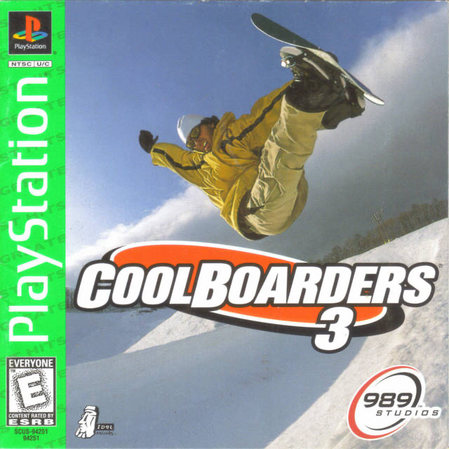 Cool Boarders 3 Sur PS1 – Version Platinum, Compatible PS2 Et PS3