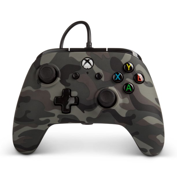 Power A Enhanced Wired Controller Thunder Cloud Camo - Xbox One