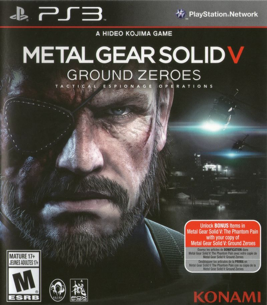 Metal Gear Solid 5: Ground Zeroes - PS3