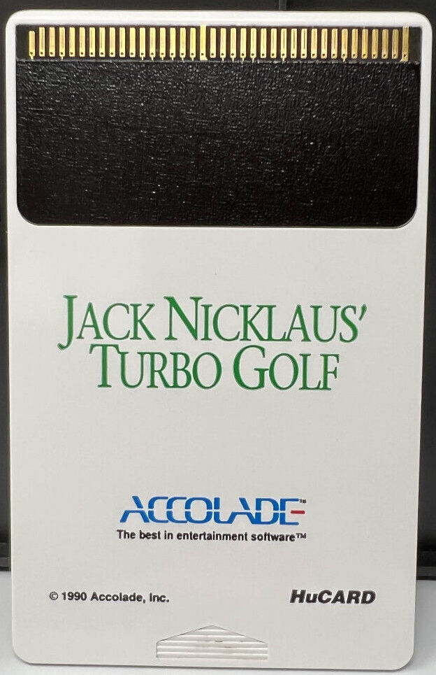 Jack Nicklaus Turbo Golf - NEC Turbo Grafx 16
