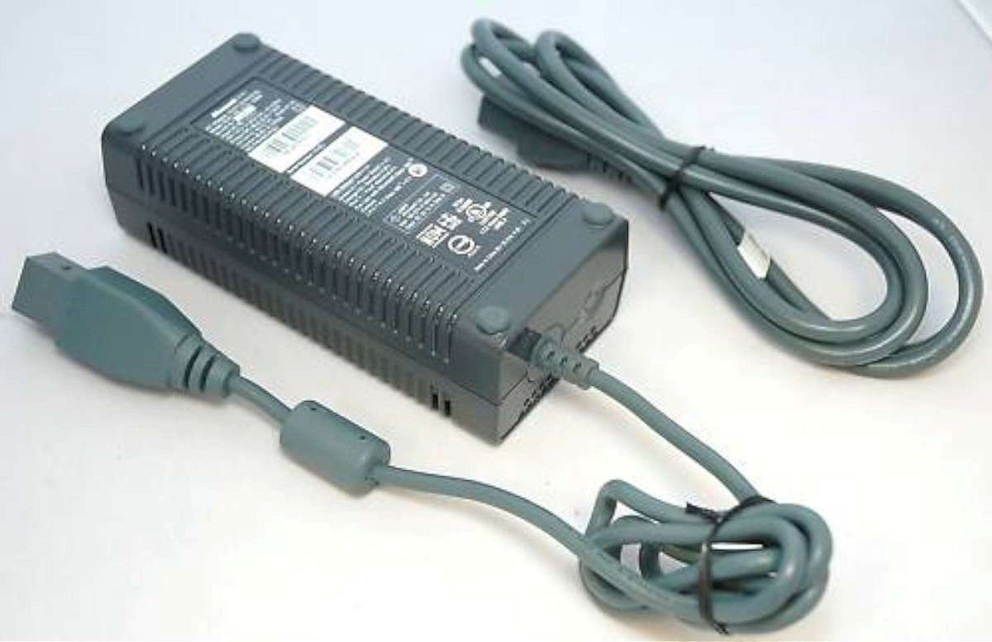 Xbox 360 Fat (SMALLER) Plastic Tip Power Supply Cord JASPER 12V-12.1A - Xbox 360