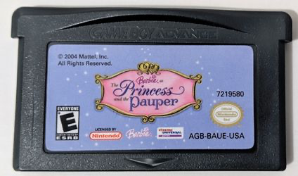 Barbie as The Princess and the Pauper - GBA