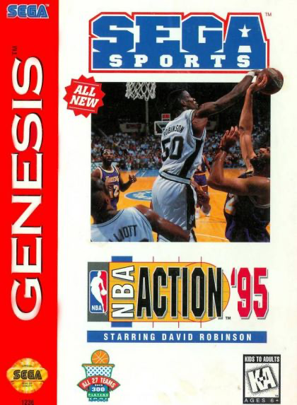 NBA Action '95 starring David Robinson - Genesis