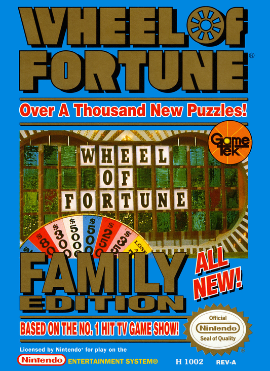 Wheel of Fortune Family Edition - NES