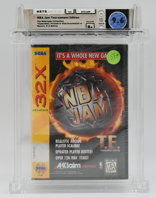 NBA Jam Tournament Edition SEGA 32X 9.6 B+ - NEBRASKA COLLECTION