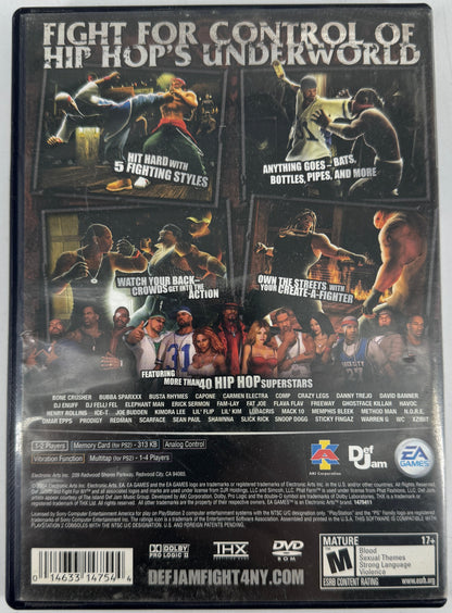 Def Jam Fight for New York - PS2