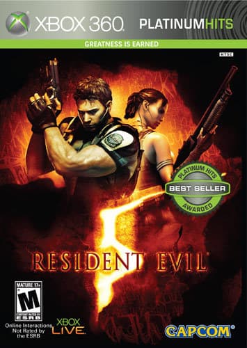 Resident Evil 5 Platinum Hits- Xbox 360